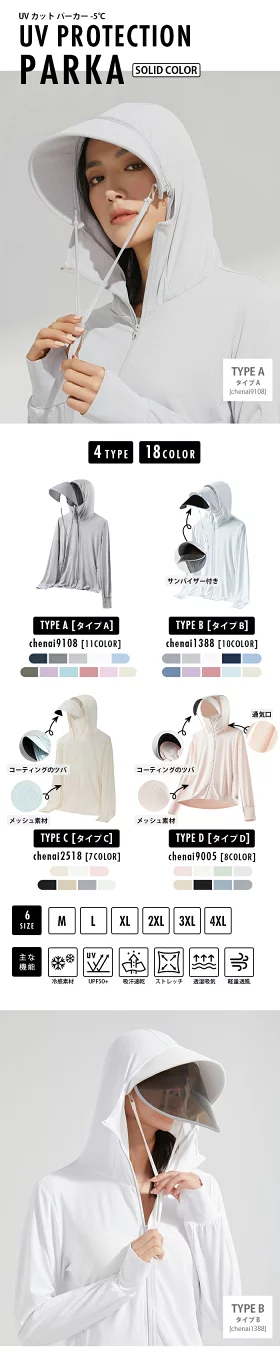 uvカット パーカー uv パーカー レディース c4