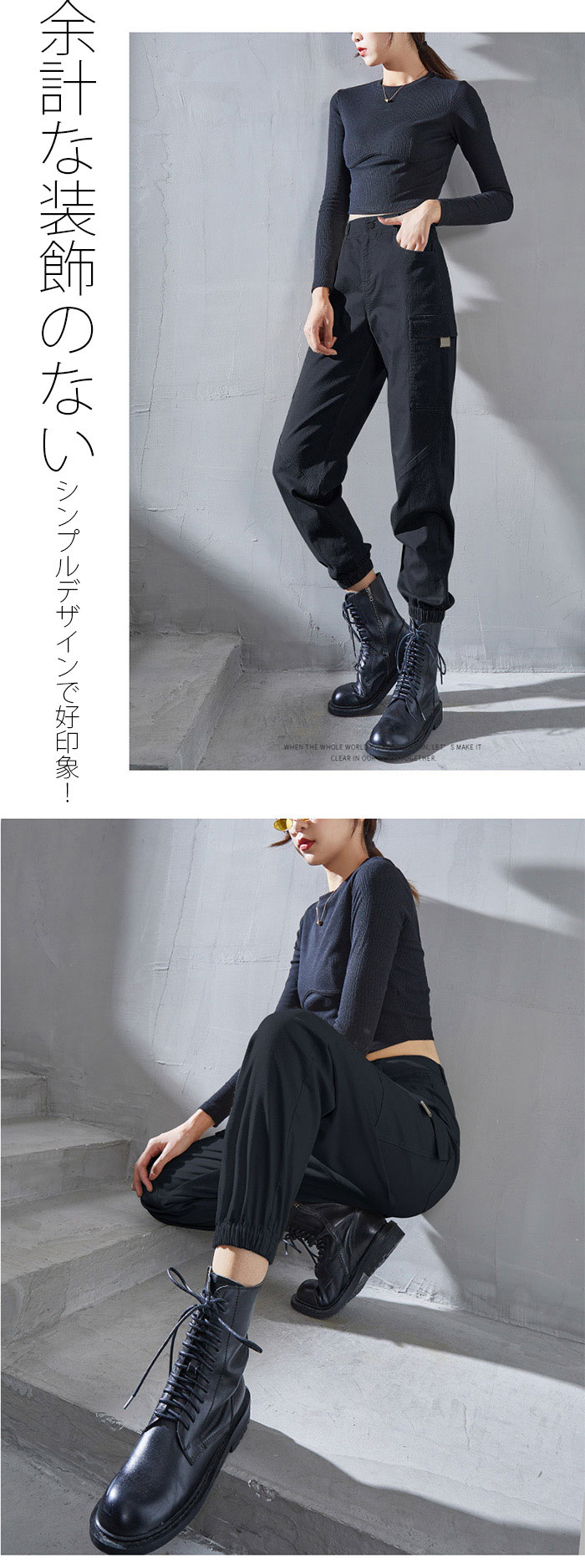 カーゴパンツ レディース ゆったり テーパードパンツ テーパード ロングパンツ lwftpppp