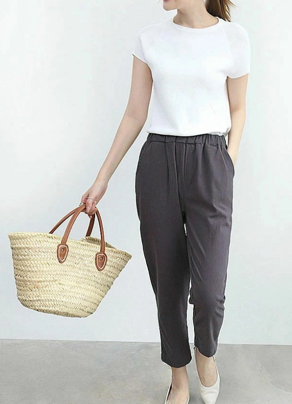 テーパードパンツ リネンパンツ パンツ レディース クロップドパンツ 夏 9分丈 ロング ゆったり レギンスパンツ