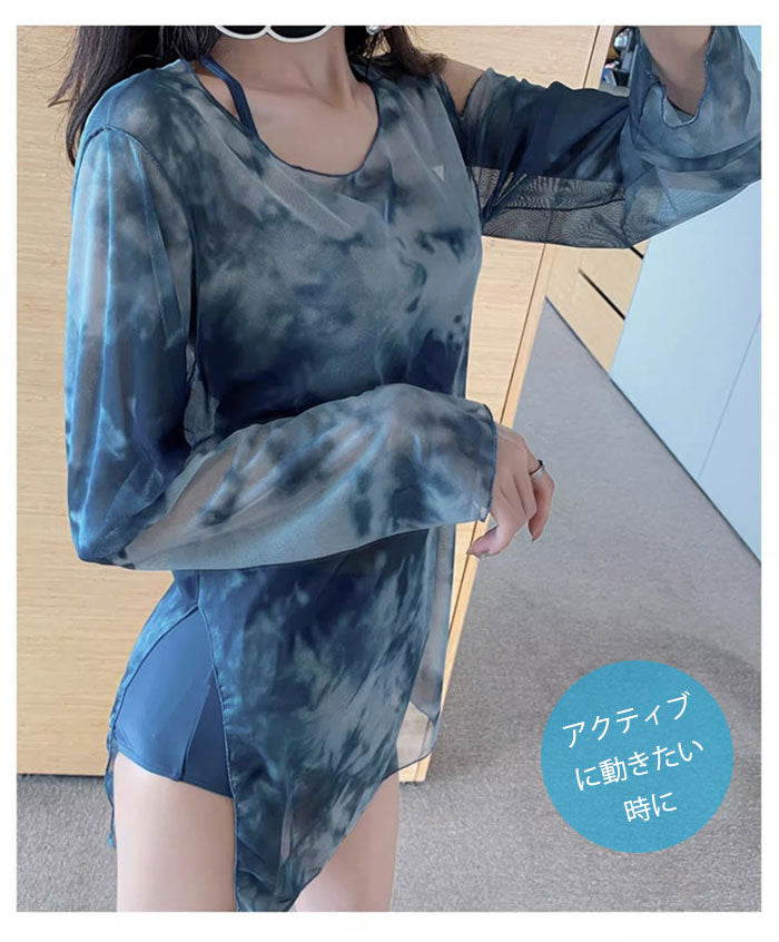 スイムウェア 水着3点セット 水着 ビキニ タンキニ ショットパンツ qm9465